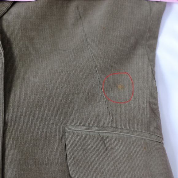 Zara Moss Fitted Corduroy Blazer / Jacket - Picture 8 of 8